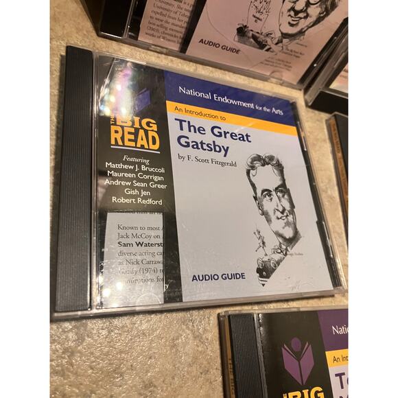 National Endowment of the Arts Fitzgerald, Hemingway, Lee, Hurston, Bradbury CD - Picture 5 of 11